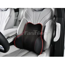 Подушка под поясницу «VIBE» черный/черный/красный