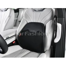 Упор под поясницу «SPINE» черный + синяя строчка