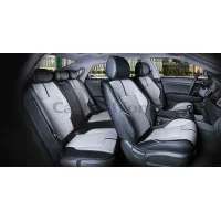 Комплект Накидок 3D «SECTOR LEATHER PLUS» черный/св.серый/черный Комплект Накидок 3D «SECTOR LEATHER PLUS» черный/св.серый/черный