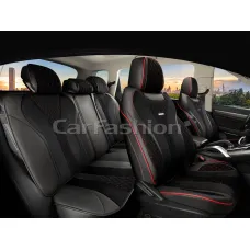 Комплект каркасных чехлов 5D «BEIJING PLUS» черный/черный/красный