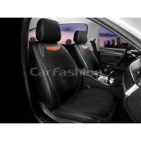 Накидки Фронт 2D «TRIO FRONT» черный/черный/оранжевый/оранжевый