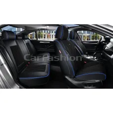 Комплект каркасных чехлов 5D «ARGON PLUS» черный/черный/черный/черный