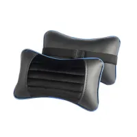 Подушка под шею «MONACO» черный/черный/синий/синий