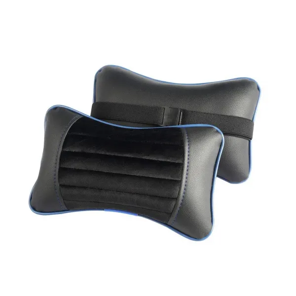 Подушка под шею «MONACO» черный/черный/синий/синий