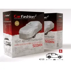 Тент «SEDAN CLASSIC A», HATCHBACK Серебристый 405х146х116см