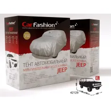 Тент «JEEP CLASSIC XL», Серебристый 520х195х185см